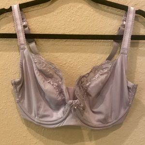 Le Mystere Lavender/Silver Demi Bra 34G